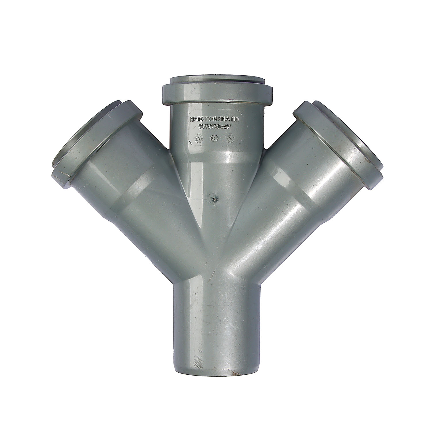 Крестовина одноплоскостная Ø 50х50х50 мм 45° *1/75 Крестовина одноплоскостная Ø 50х50х50 мм 45° *1/75