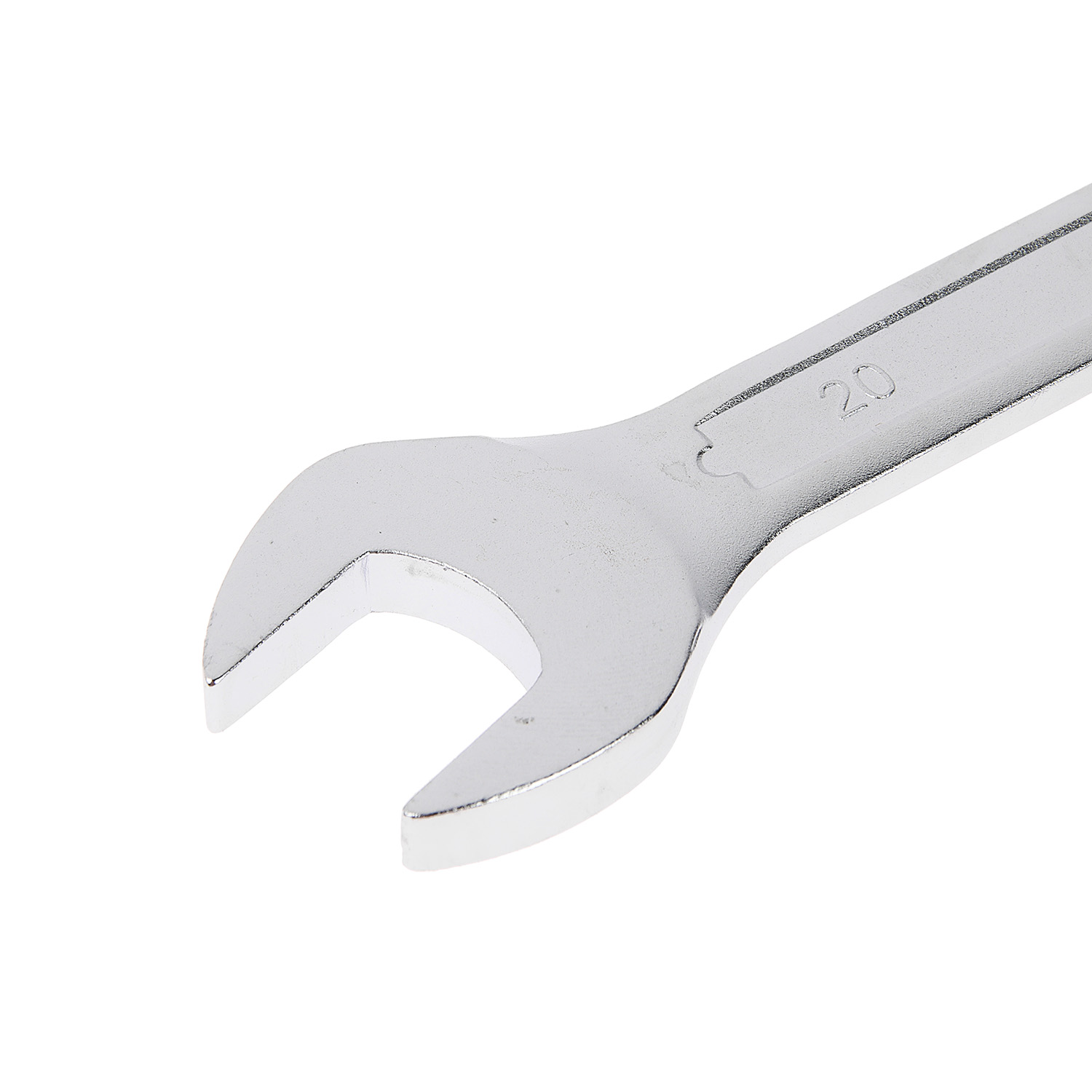 Ключ комбинированный 20мм холодный штамп CrV (70200) СЕРВИС КЛЮЧ *1/5/100