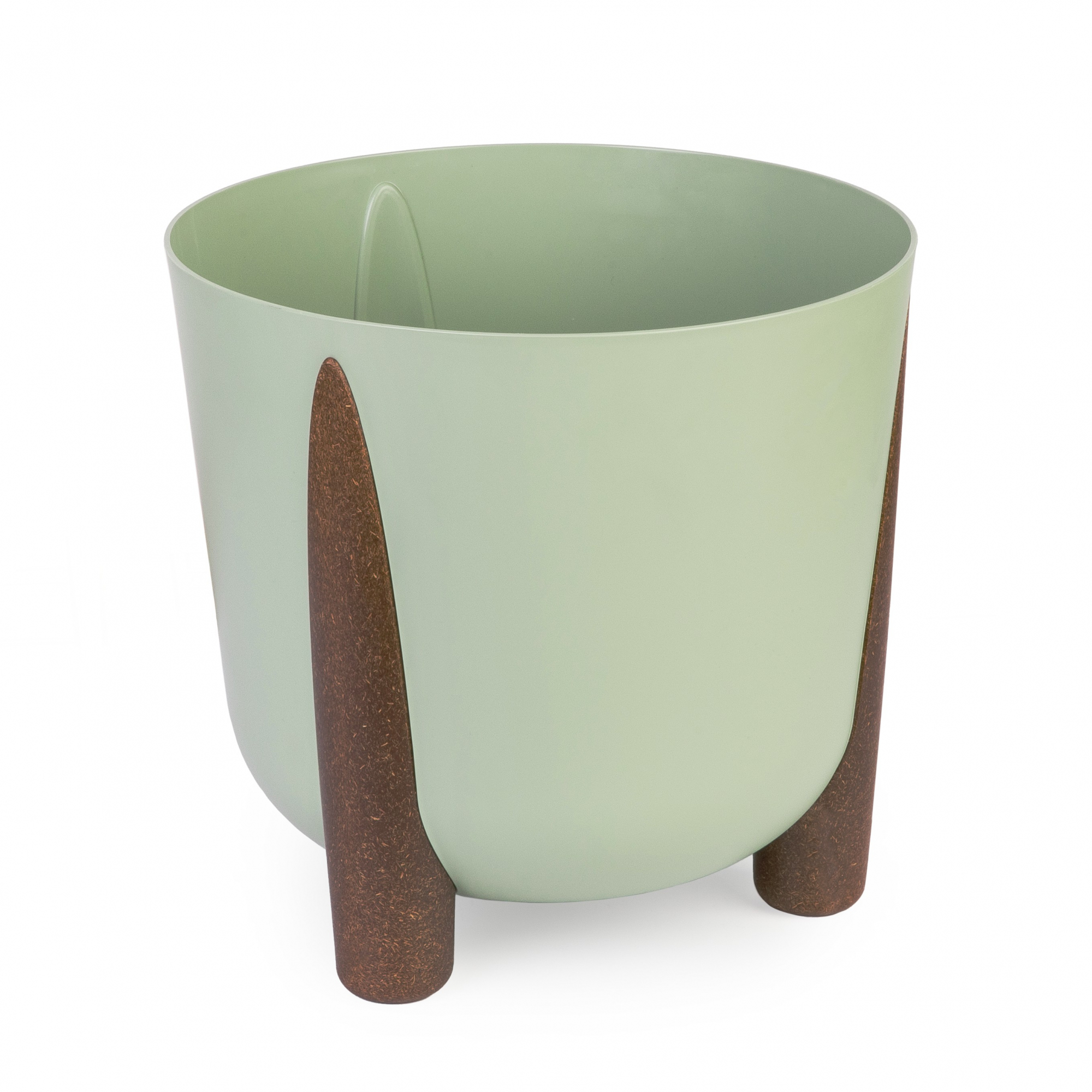 Кашпо пластм. "Жардин"  9л d верха 260мм h255мм с съем дрен.решеткой Оливковый М9143 *1/4 Кашпо пластм. "Жардин"  9л d верха 260мм h255мм с съем дрен.решеткой Оливковый М9143 *1/4