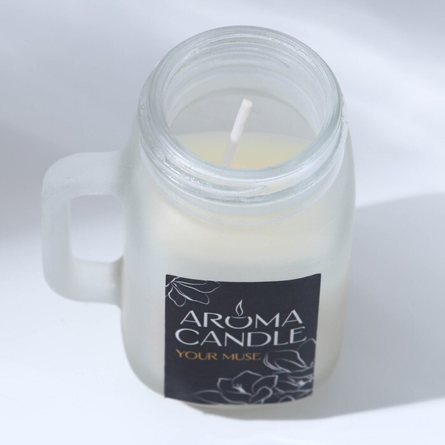 Свеча в банке «Your muse» , карамель, высота 7,3 см