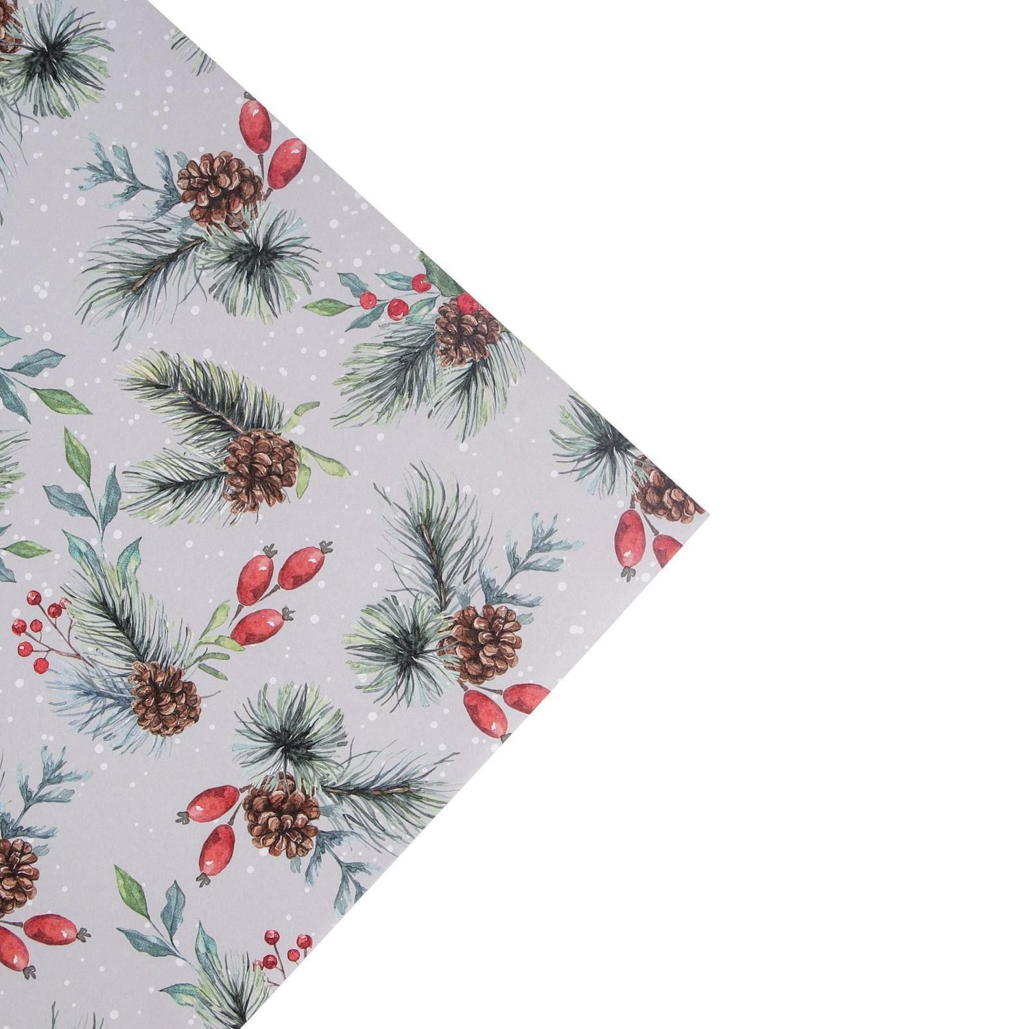 Бумага упаковочная крафтовая «Шишки», 70 × 100 см 7067278