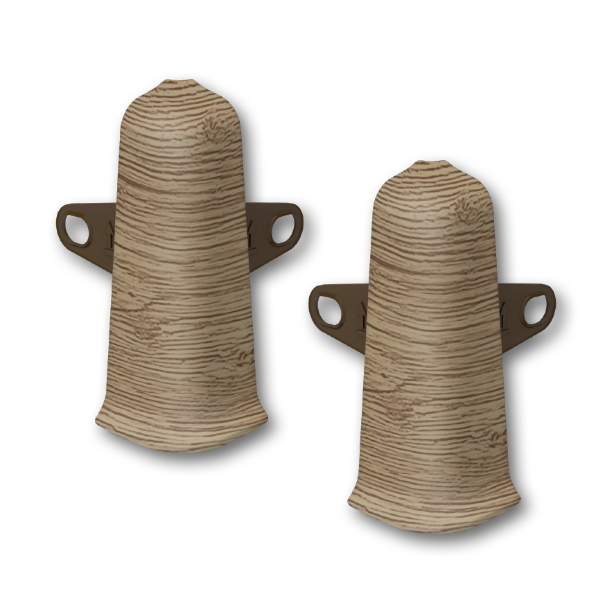 Внешний угол с держателем ИДЕАЛ ДЕКОНИКА, 228 Дуб классик 70ММ (уп.2шт)  *100 Внешний угол с держателем ИДЕАЛ ДЕКОНИКА, 228 Дуб классик 70ММ (уп.2шт)  *100