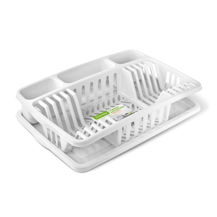 Сушилка для посуды настольная пластм. 508х338х107мм "Фланто" цвета:"микс" арт.С488 ("Мартика") *1/4