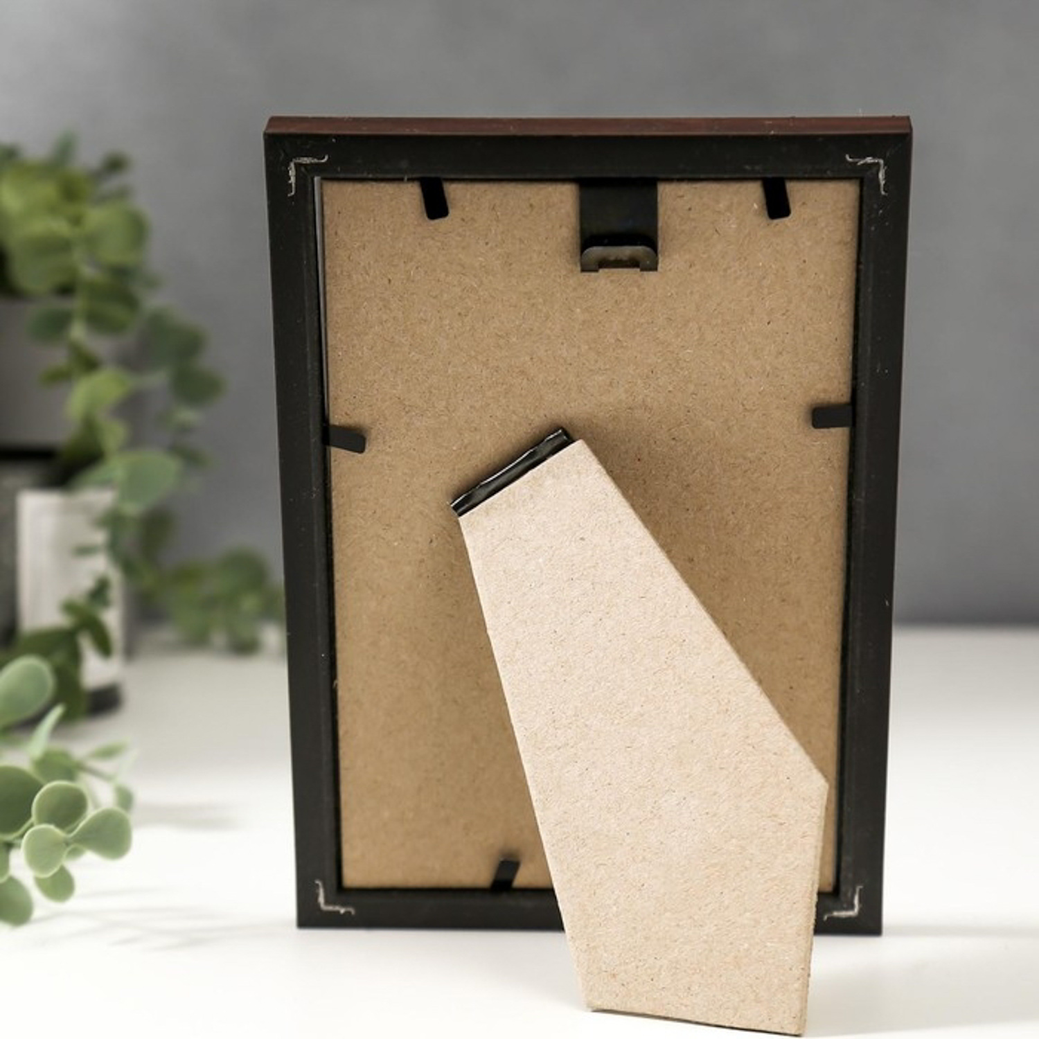 Фоторамка пластик 10х15 см 1487 коричневый 5367320