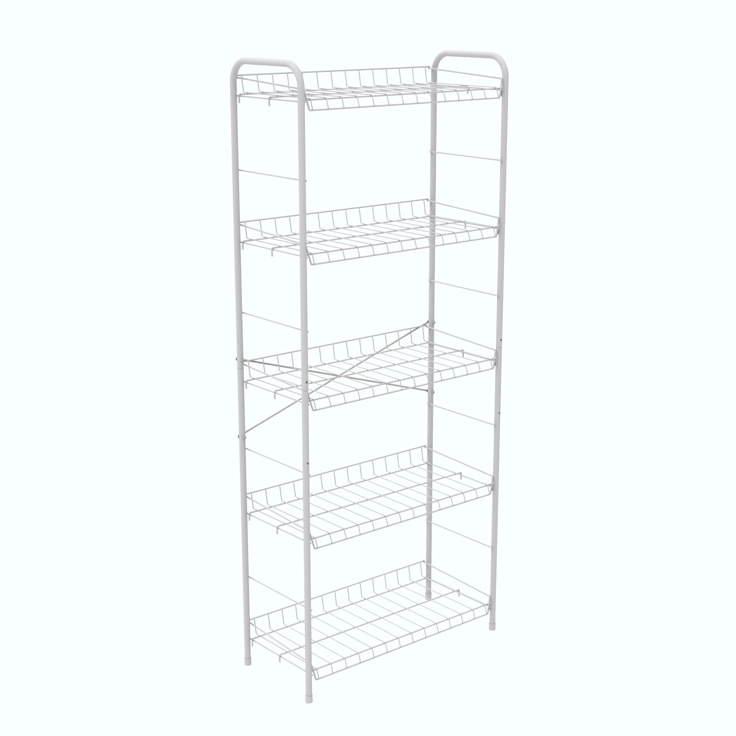 Стеллаж металл. "Ника" выс.1,57м, шир.0,66м, гл.0,28м, 5 полок Серый арт.СПУ2/С (Ижевск) *1 Стеллаж металл. "Ника" выс.1,57м, шир.0,66м, гл.0,28м, 5 полок Серый арт.СПУ2/С (Ижевск) *1