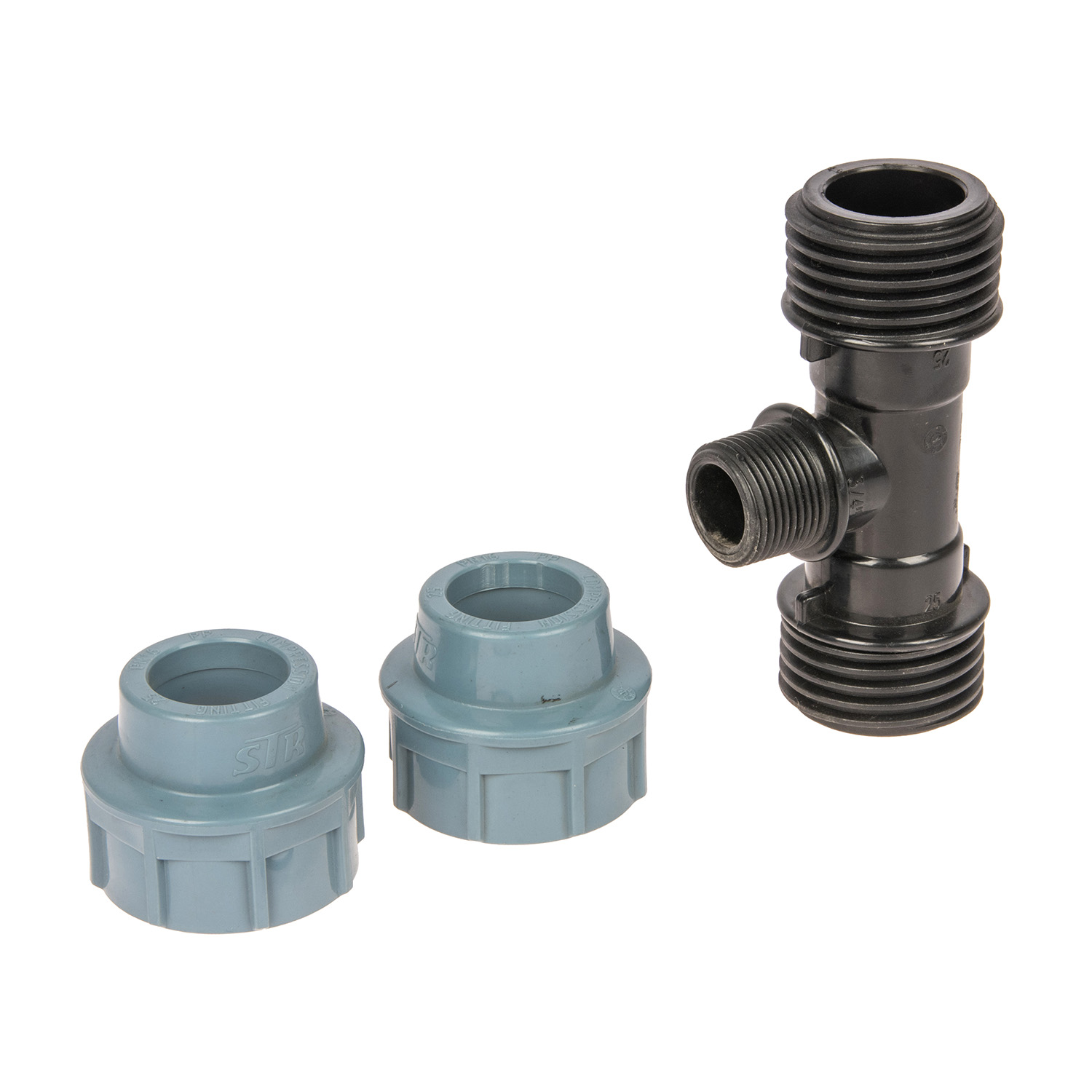 Тройник ПНД компрессия Ø 25х3/4"х25 наруж. резьба *1/40