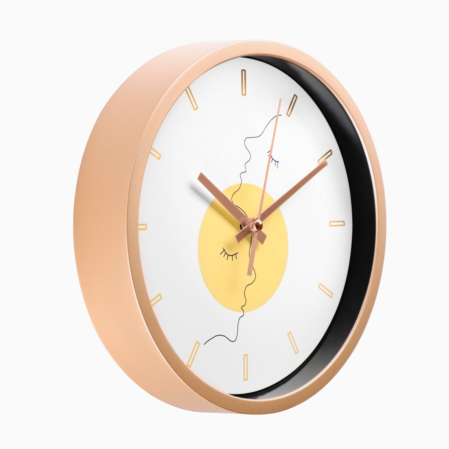 Часы настенные, серия: Интерьер, "Лица", плавный ход, d-20 см, АА 9541307 Часы настенные, серия: Интерьер, "Лица", плавный ход, d-20 см, АА 9541307