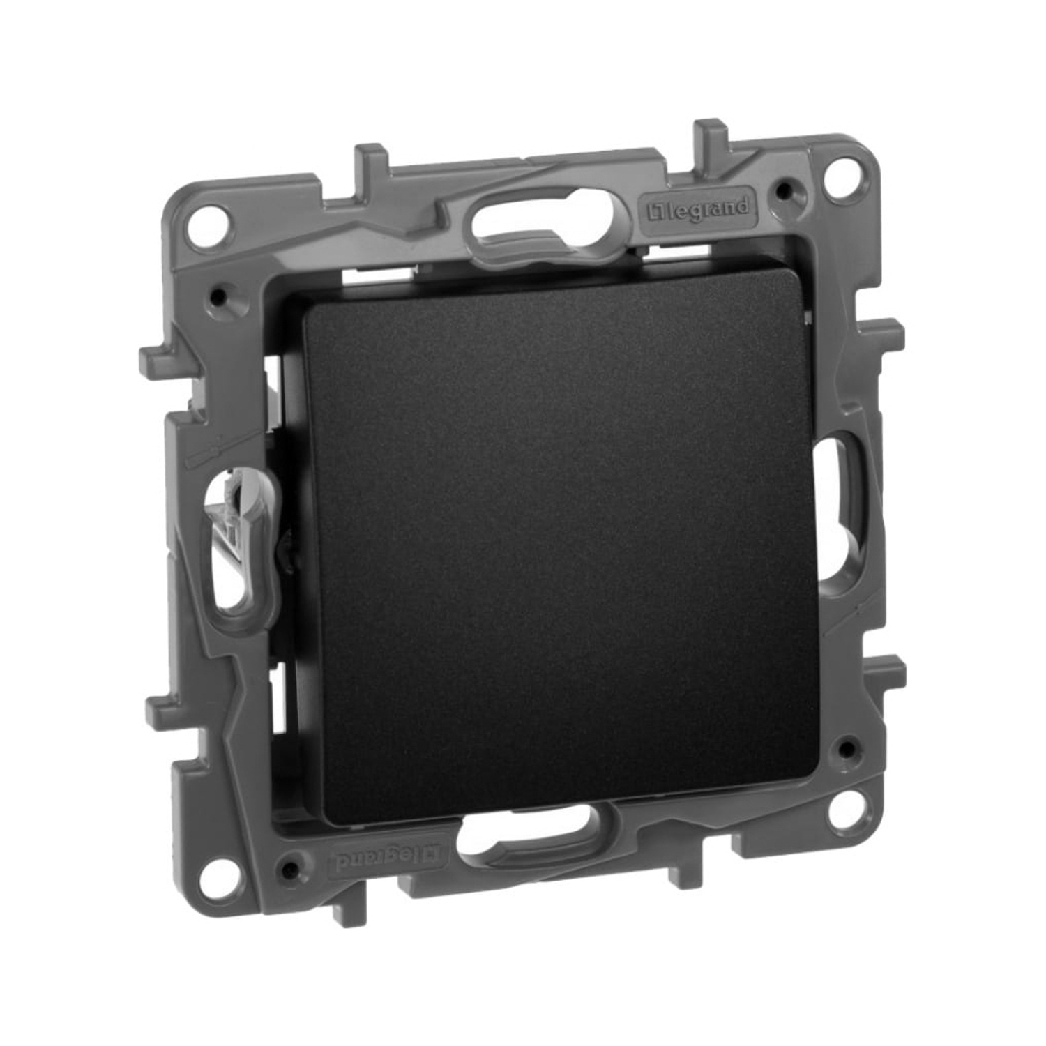 Механизм выключателя "Etika" 1-м. антрацит Leg 672601  *1/10