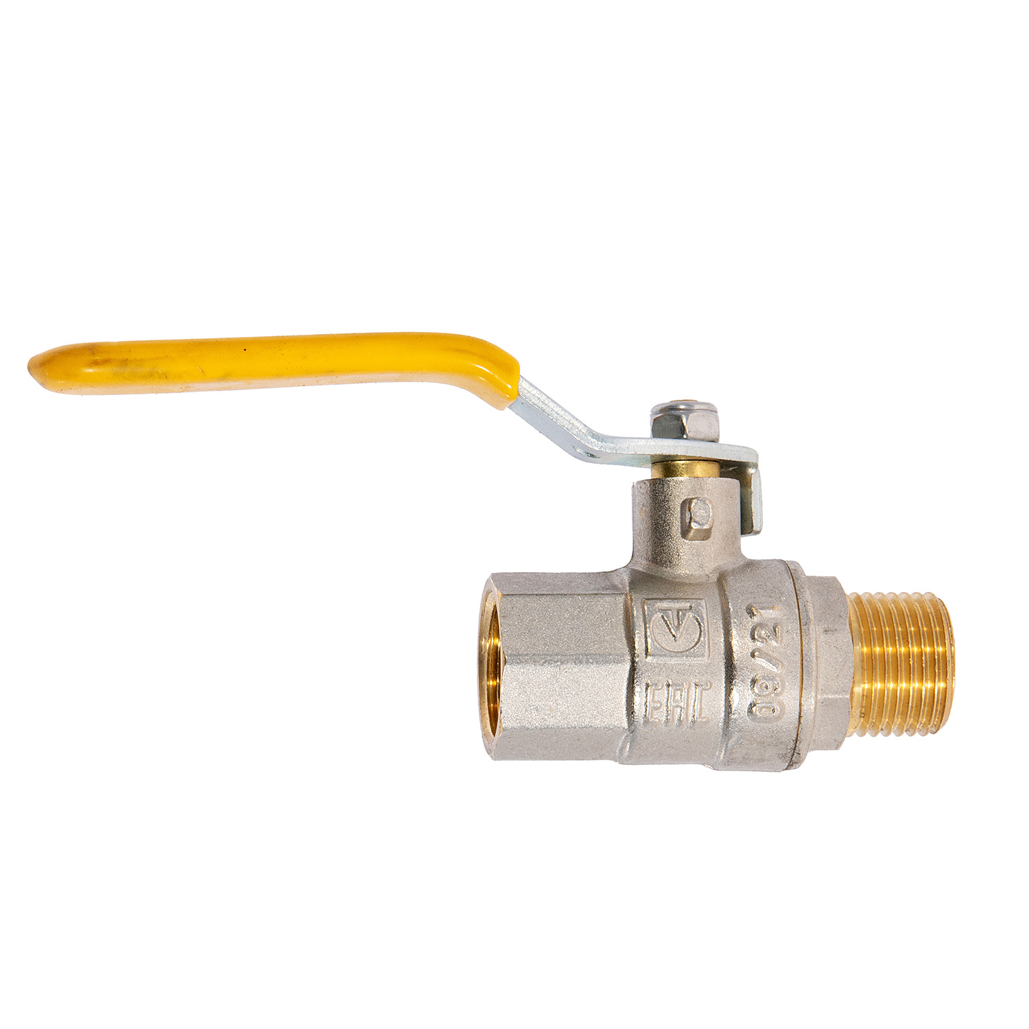 Кран шаровый 1/2" (Ø15) ГАЗОВЫЙ М/П ручка VALTEC VALGAS 272 *1/16