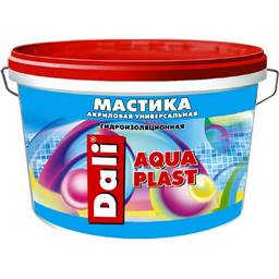 Мастика акриловая 5 л Dali Aquaplast, гидроизоляционная Мастика акриловая 5 л Dali Aquaplast, гидроизоляционная