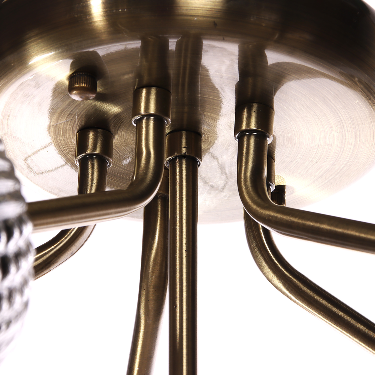 Люстра N5121/6 АВ Е27 6*40Вт ( h=325; d=560)  VERNER LIGHTING *1