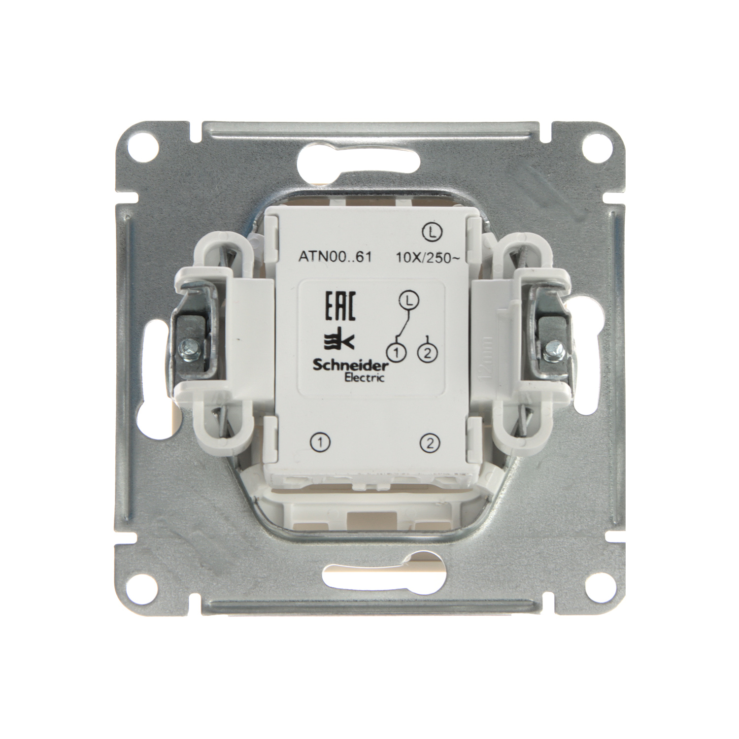 Механизм выключателя 1-кл. ATLAS DESIGN (сх.1) 10АХ беж. SchE ATN000211