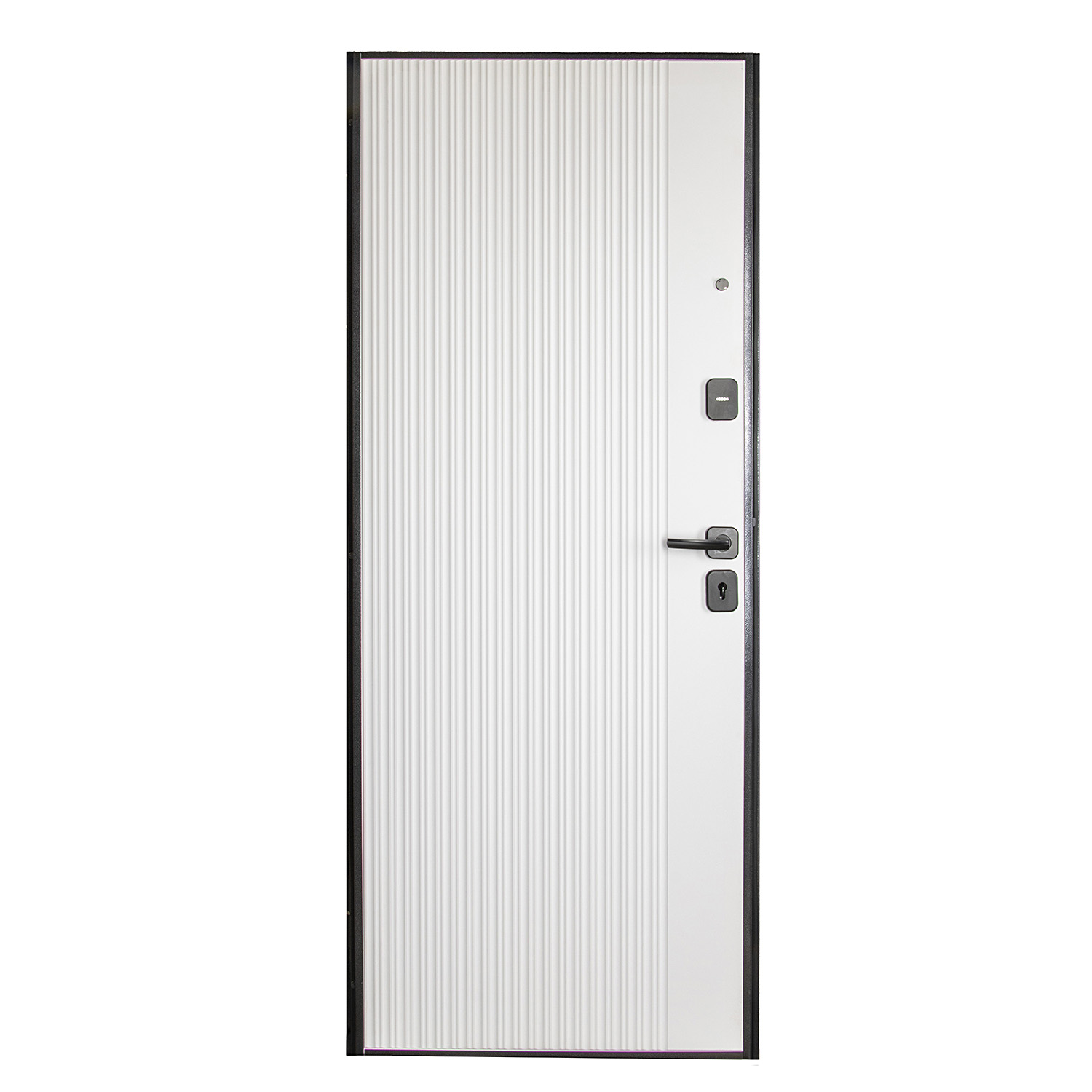 Дверь входная 2050х860х105 мм Форпост Спарта, правая, эмалит белый