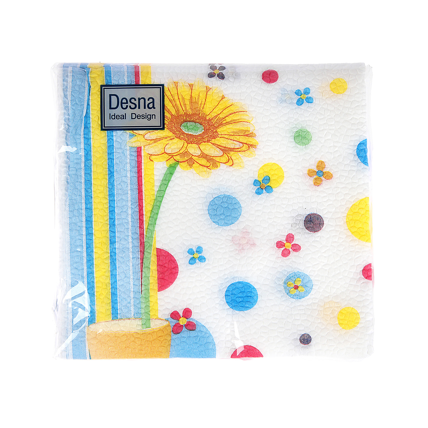 Салфетки бумажные 1сл 24*24см 40шт Design Джинс 1сл *32