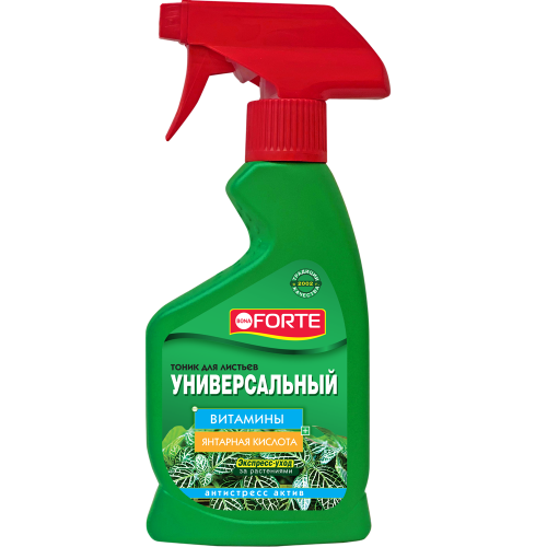 Удобрение универсальное Спрей тоник для листьев 250мл Bona Forte *15 Удобрение универсальное Спрей тоник для листьев 250мл Bona Forte *15