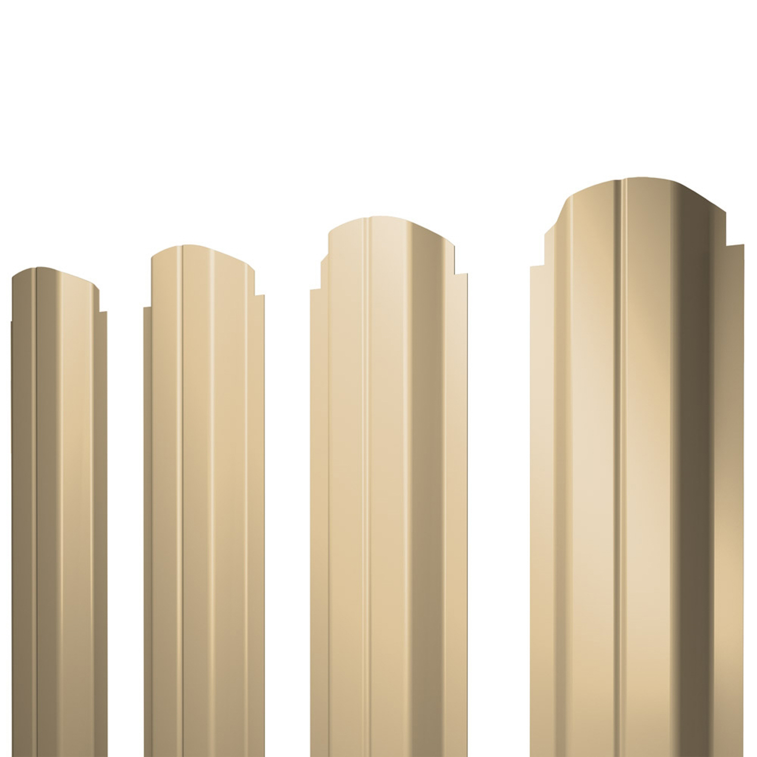 Евроштакетник П-образный 85*1200  RAL 1014 (слоновая кость) *1 Евроштакетник П-образный 85*1200  RAL 1014 (слоновая кость) *1