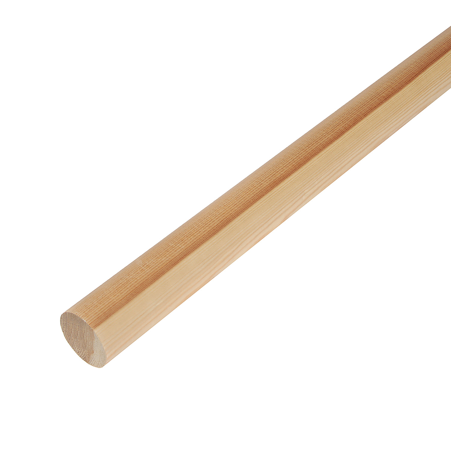 Круглый погонаж 2.1-2.2 м, 40 мм, сращенный, без сучков