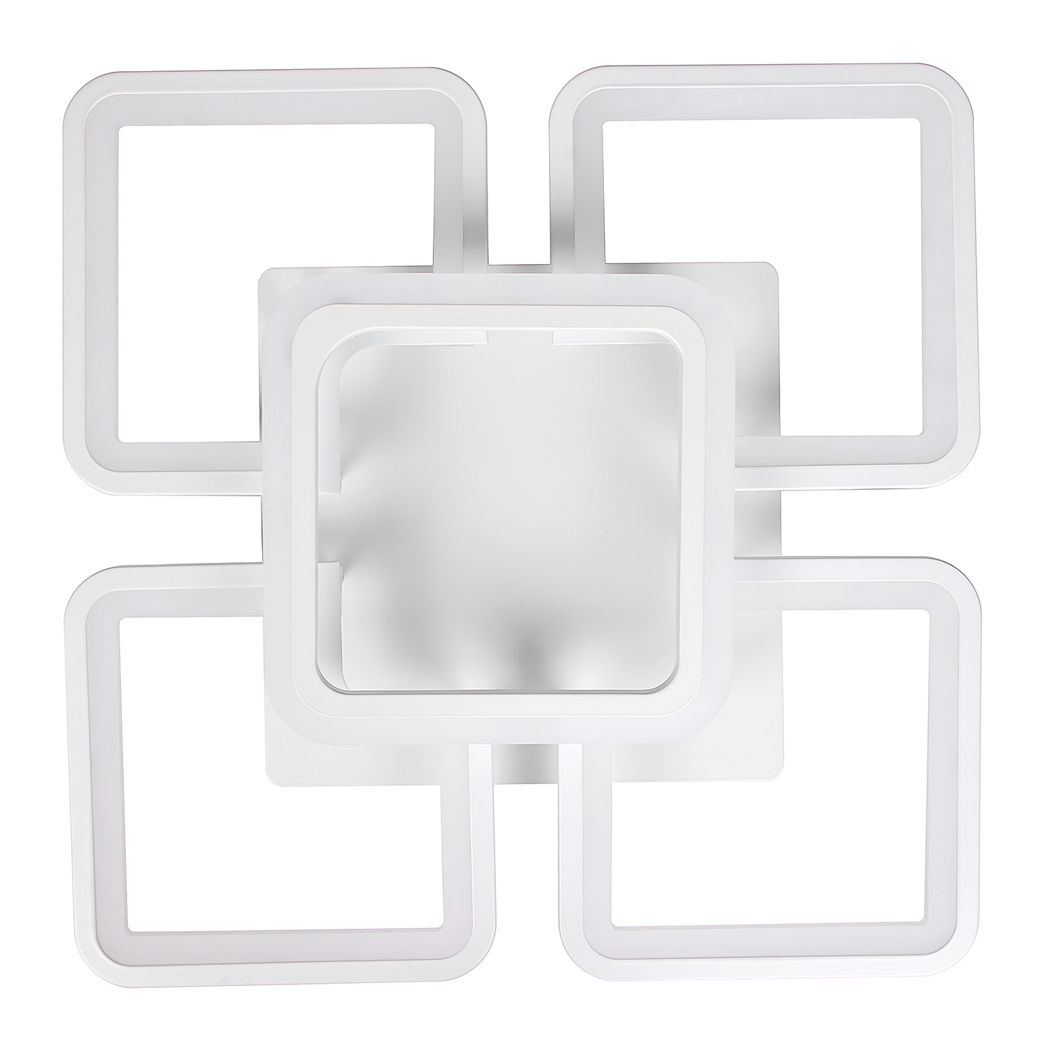 Люстра YH1254/5 WT LED 5*13W LED 3000-6500К (l-510; w-510; h-140) пульт VERNER LIGHTING *1