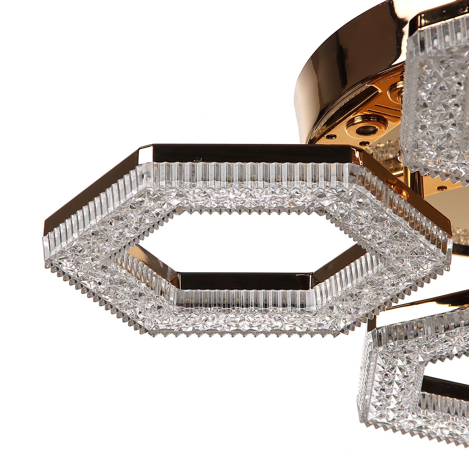 Люстра YH1234/4 FGD 4*48W LED 3000-6500К (d-500; h-100) пульт VERNER LIGHTING *1