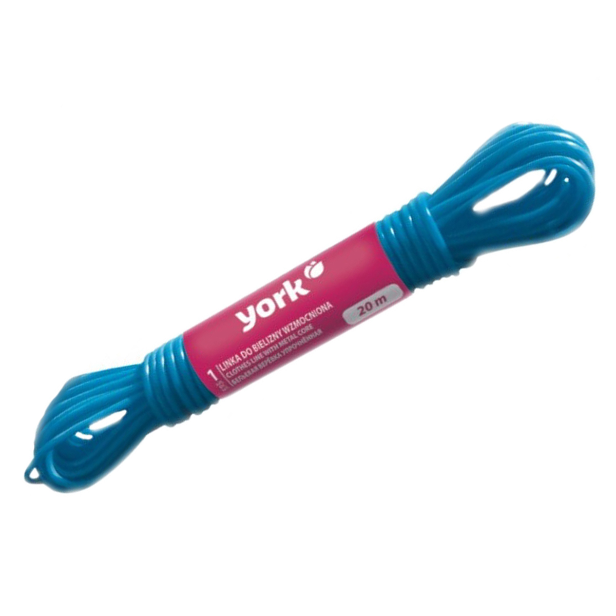 Шнур бельевой полиэтилен+полипропилен дл.20м 096810 "York" *1/60 Шнур бельевой полиэтилен+полипропилен дл.20м 096810 "York" *1/60