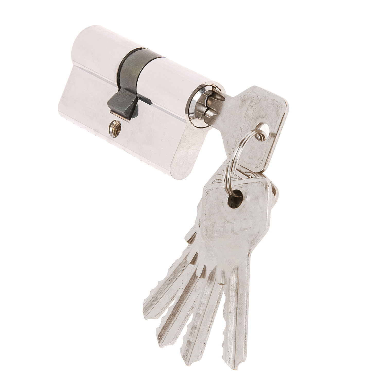 Замок врезной 61,5мм никель матовый 706К Нора-М *1/20