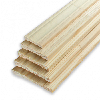 Наличник 2.2 м, 80 мм, сращенный, бессучковый, фигурный