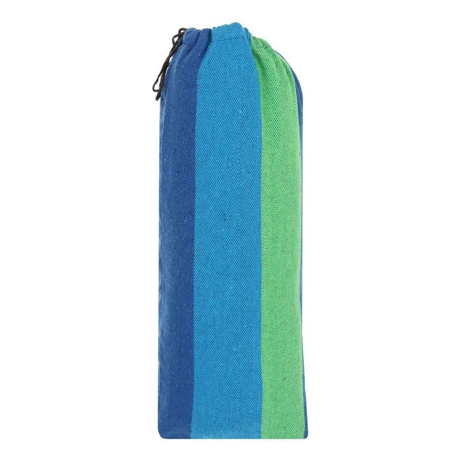 Гамак 200 х 80 см, дерево, цвет сине-зеленый  9216610