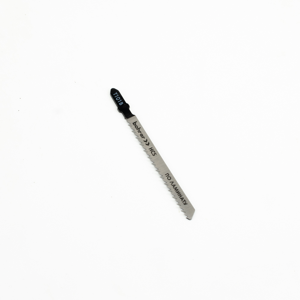 Пилки для лобзика по ламинату 75мм шаг2,5мм прямой чист рез(2шт) T101B арт37201012 Bohrer*10/100/600