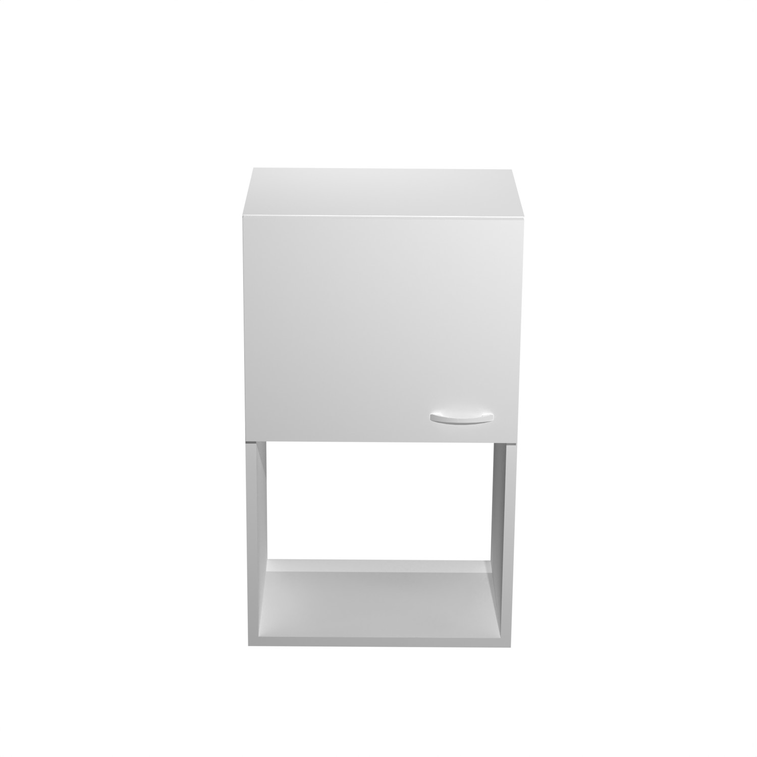 Шкаф навесной 400х676х290 мм BROZEX-WOOD Liberty, с дверцей, белый