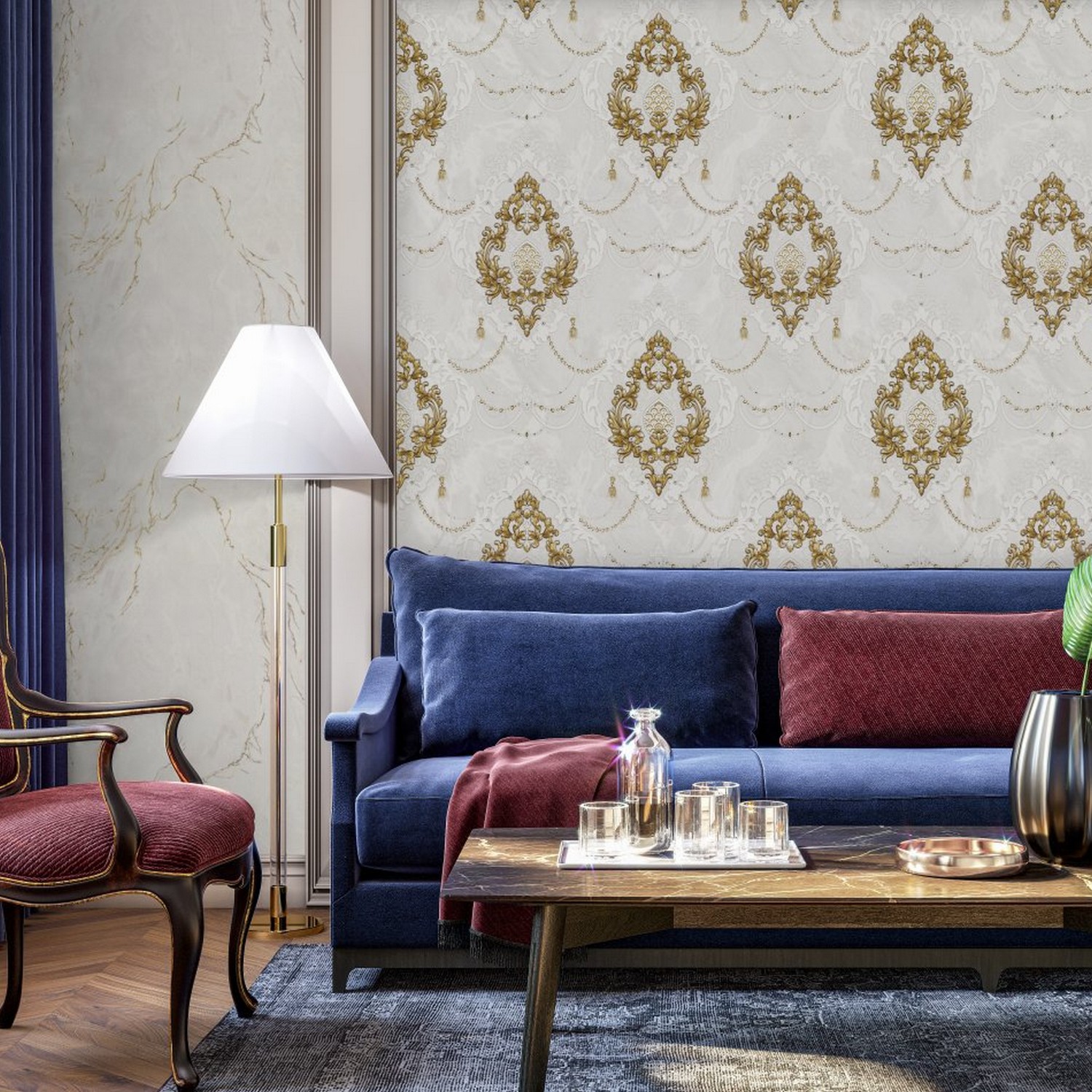 Обои флиз "Палитра" Andijana фон (бел.) PL72467-12  1,06*10м *8