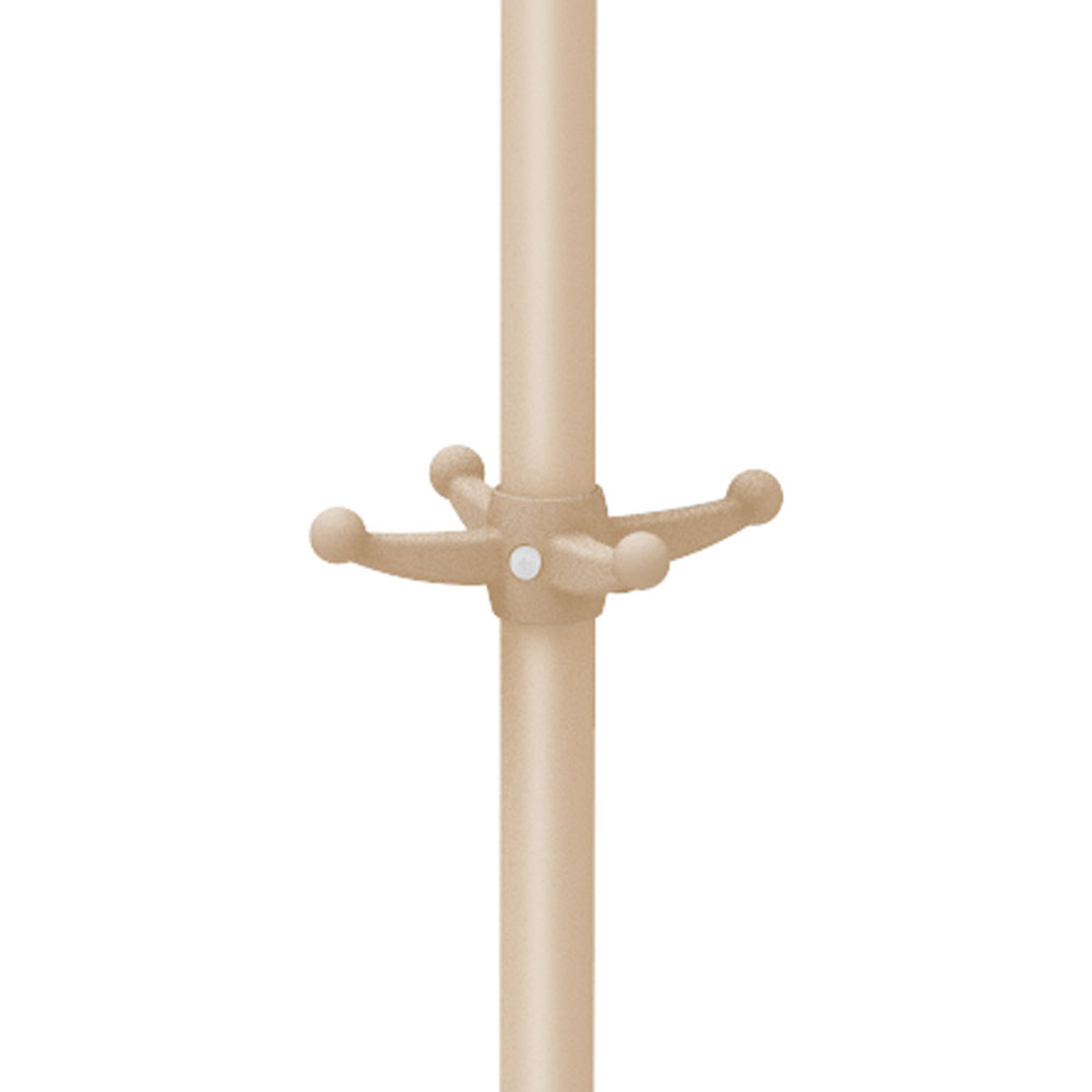 Вешалка напольная "Стойка" "Комфорт" 5крючков, выс.1,80м Беж.металлик ВК5/БЖ "Ника" *1