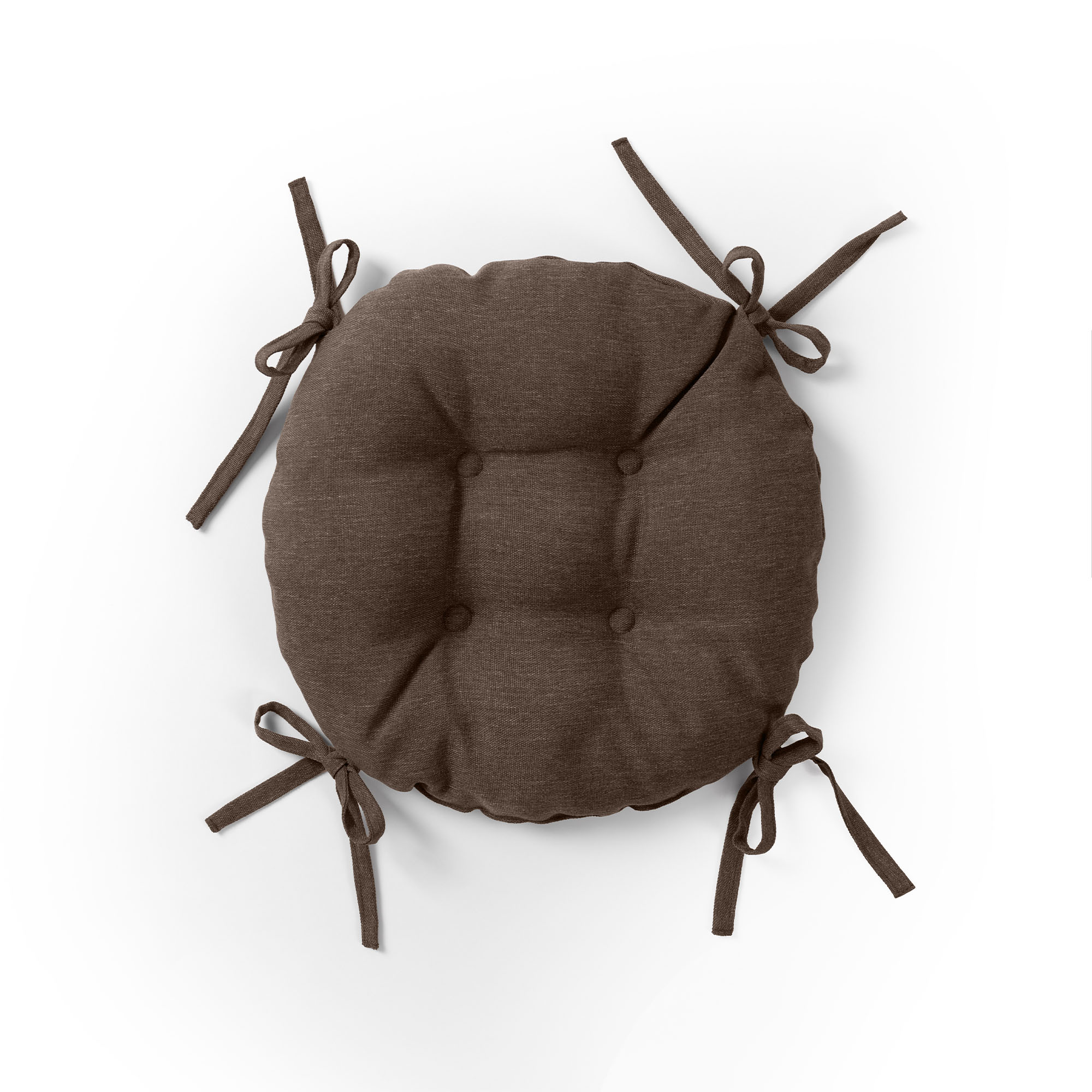 Подушка для стула с тафтингом рогожка круглая d-40см Шоколад Волшебная ночь *1/8 Подушка для стула с тафтингом рогожка круглая d-40см Шоколад Волшебная ночь *1/8