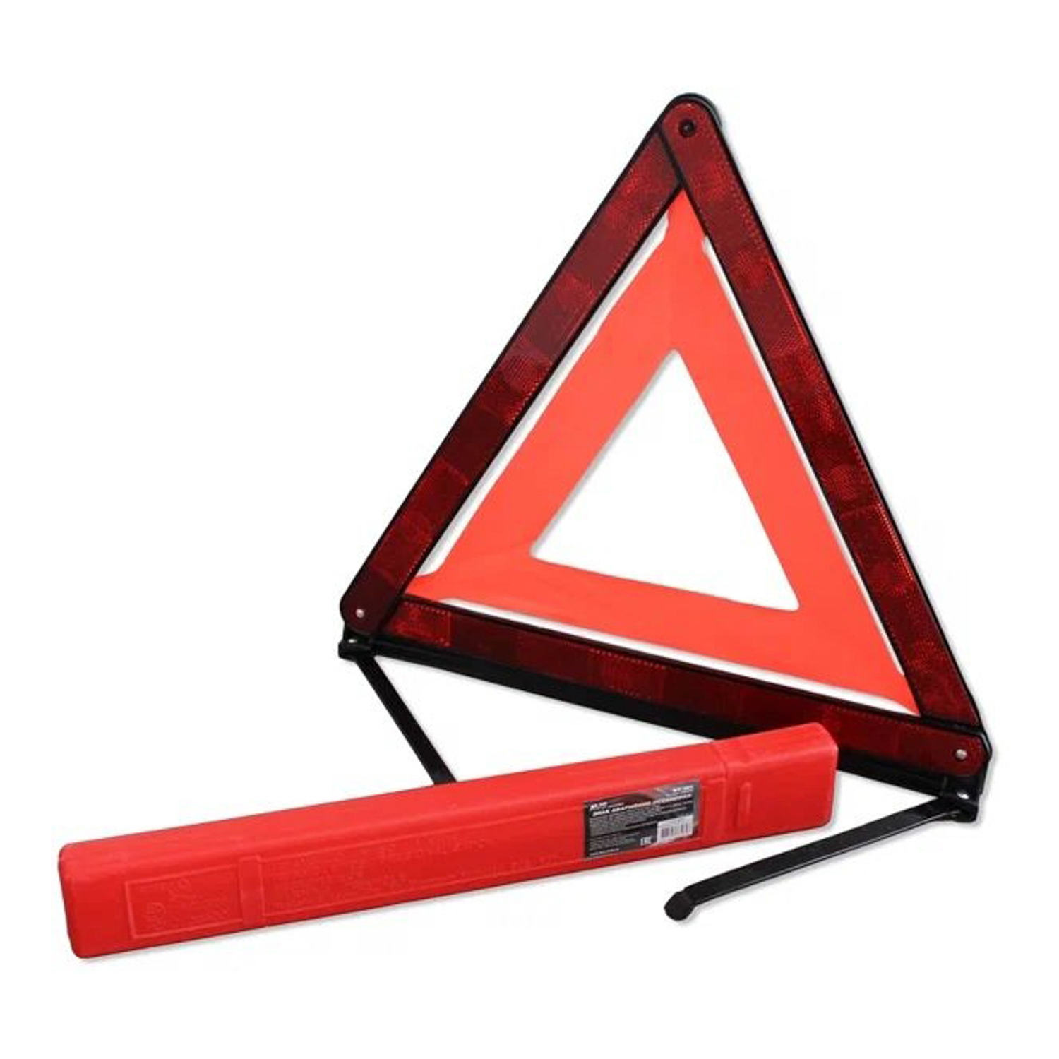 Знак аварийной остановки AVS ГОСТ в пластиковом футляре с пленкой 460мм WT-001