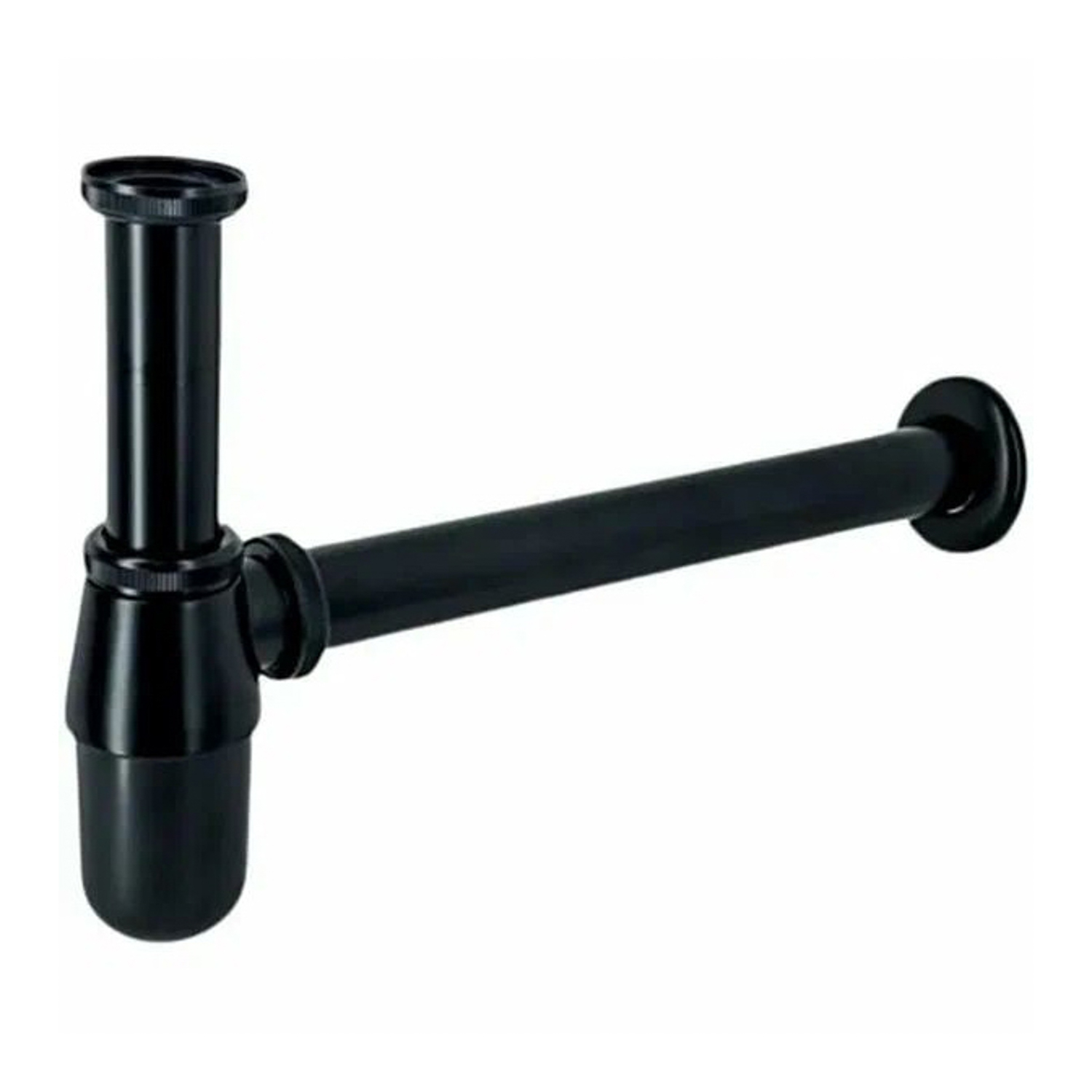 Сифон для раковины без выпуска LEDEME L80В черный *1/20