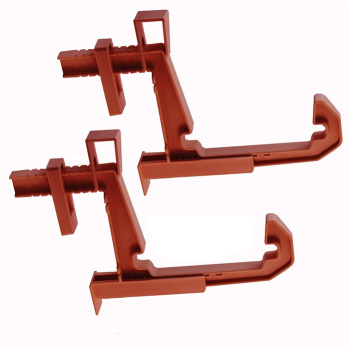 Крепление для ящика д/цветов пластм. КОМПЛЕКТ 2шт Терракот М 3229 "М-Пластика" *1/8