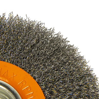 Щетка-крацовка "круглая" для точила волнистая проволока 175мм*32/30/25,4/16мм PATRIOT *1/60