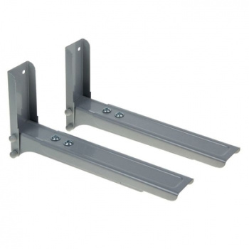 Кронштейн 02М, для микроволновой печи, регулируемый, до 40 кг, 300-420 мм, серый *10