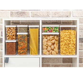 Банка для продуктов пластм. "Степ" 3,2л 160х100x280мм М1299 ("М-Пластика") *1/12