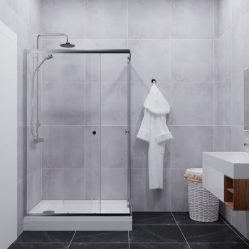 Душевой уголок 120*80*202 Вента-Хром поддон прямоугольный, низкий, Белый, стекло прозрачное (2места+сифон D90мм) Душевой уголок 120*80*202 Вента-Хром поддон прямоугольный, низкий, Белый, стекло прозрачное (2места+сифон D90мм)