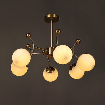 Люстра N36357/6 COP 6*40W E27 220V (d-660; h-485)  VERNER LIGHTING *1