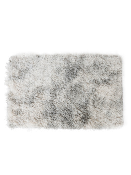 Коврик д/ванной Aquadomer  "Fluffy" (50см х 80см) Серый FLF4  *1/50
