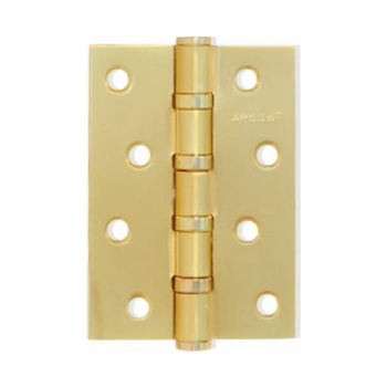 яяяПетля универсальная 100*70*3мм ЗОЛОТО матовое GM АПЕКС *2/10/100