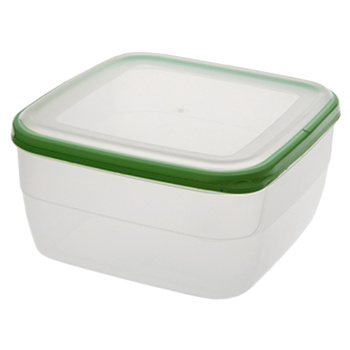 Контейнер д/прод. пластм. "Премиум" 3,0л 200х200х110мм д/микр.печи арт.568 ("Полимербыт") *1/18