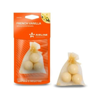 Ароматизатор AIRLINE Шарики в мешочке, французская ваниль AFSH116  6775111