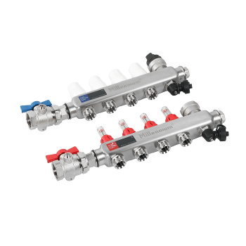 Коллекторная группа Millennium с расходомером, 4 выхода, с кранами