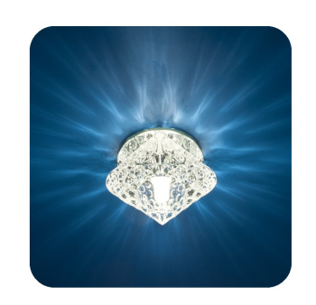 Светильник встраиваемый  Bohemia 220 15 70 декор. из огран.стекла G9 прозр. *1