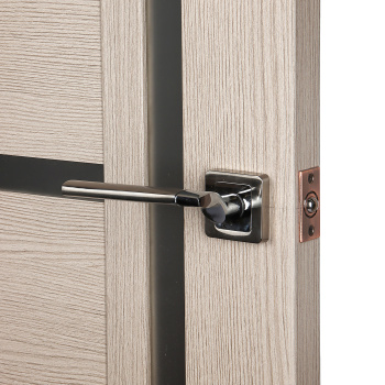 Дверное полотно остекленное 2000х800х36 мм BROZEX-WOOD Comfort-6, лиственница капучино 3D Дверное полотно остекленное 2000х800х36 мм BROZEX-WOOD Comfort-6, лиственница капучино 3D