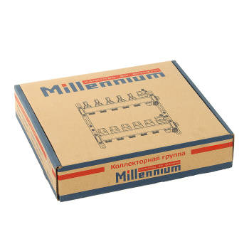 Коллекторная группа Millennium с расходомером, 3 выхода, с кранами