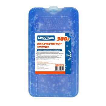 Аккумулятор холода гелевый "Биосталь" 300мл 180х20х115мм IP-300M *1/40