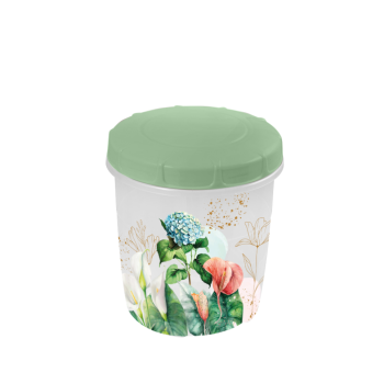 Банка для продуктов пластм. с закруч.крышкой "Гармония" 0,5л арт.57526 ("Полимербыт") *1/22 Банка для продуктов пластм. с закруч.крышкой "Гармония" 0,5л арт.57526 ("Полимербыт") *1/22